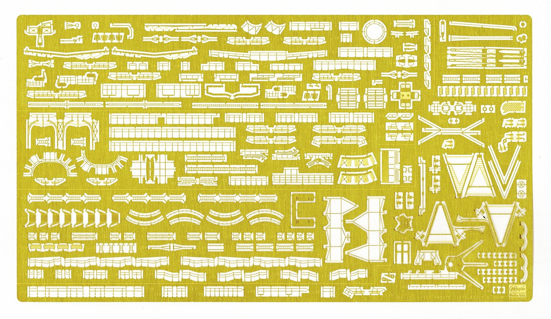 Hasegawa Japanese Navy etching parts Basic B plastic model parts QG16 1/350 Nagato-class detail-up
Hasegawa Japanese Navy etching parts Basic B plastic model parts QG16 1/350 Nagato-class detail-up