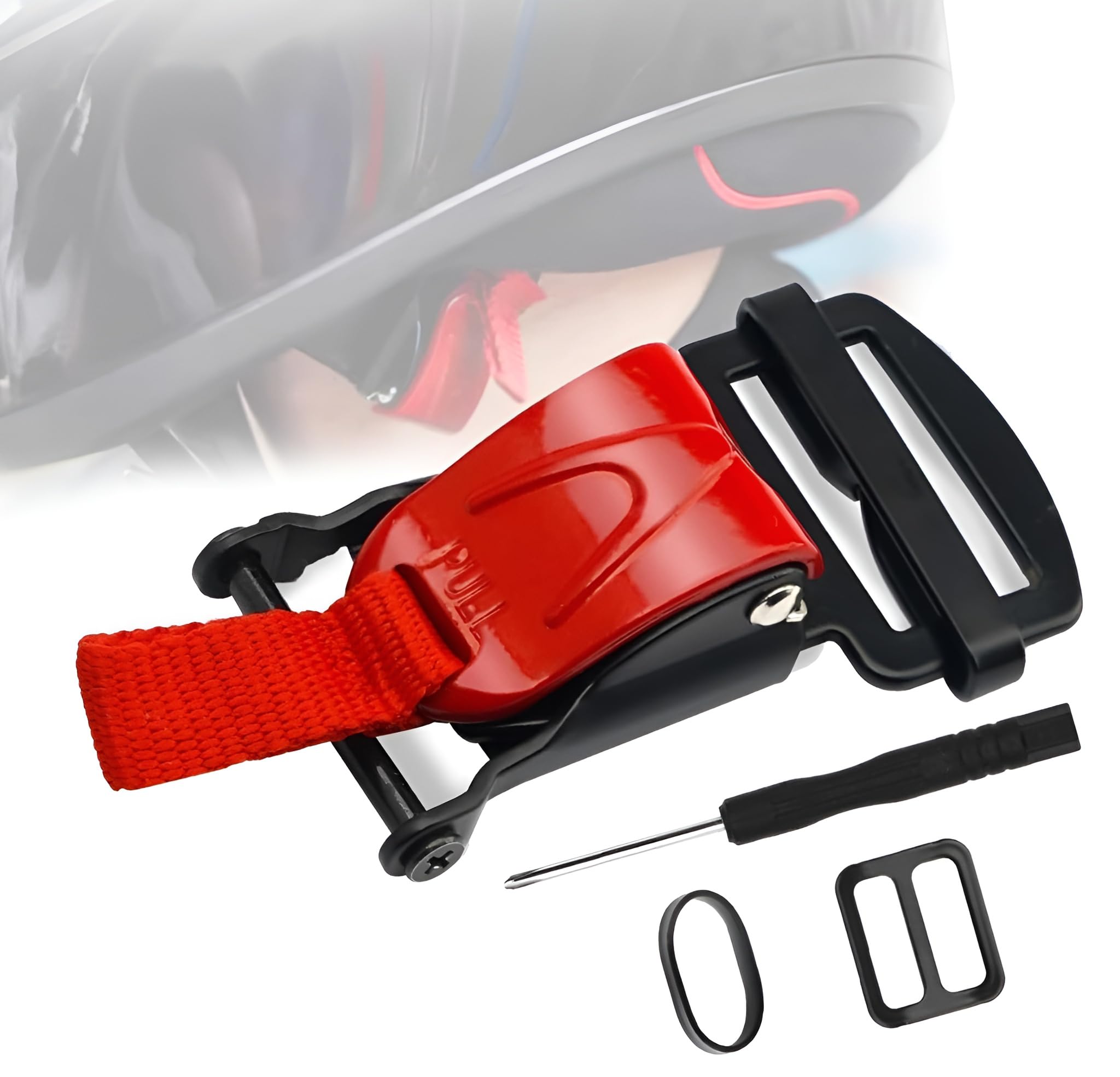 Yurika Motorcycle Helmet One Touch Buckle 25mm Width Helmet Chin красный
Yurika Motorcycle Helmet One Touch Buckle 25mm Width Helmet Chin красный
