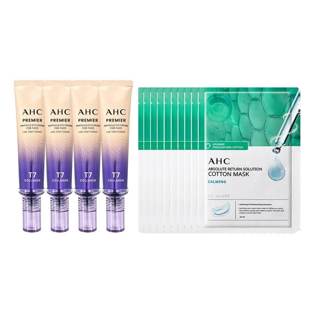 AHC Eye Cream Season 13 Line Tightening 40ml x 4 + 10 Mask Packs (Calming) AHC Line Tightening 40ml x 4 + Calming 10 sheets
AHC Eye Cream Season 13 Line Tightening 40ml x 4 + 10 Mask Packs (Calming) AHC Line Tightening 40ml x 4 + Calming 10 sheets