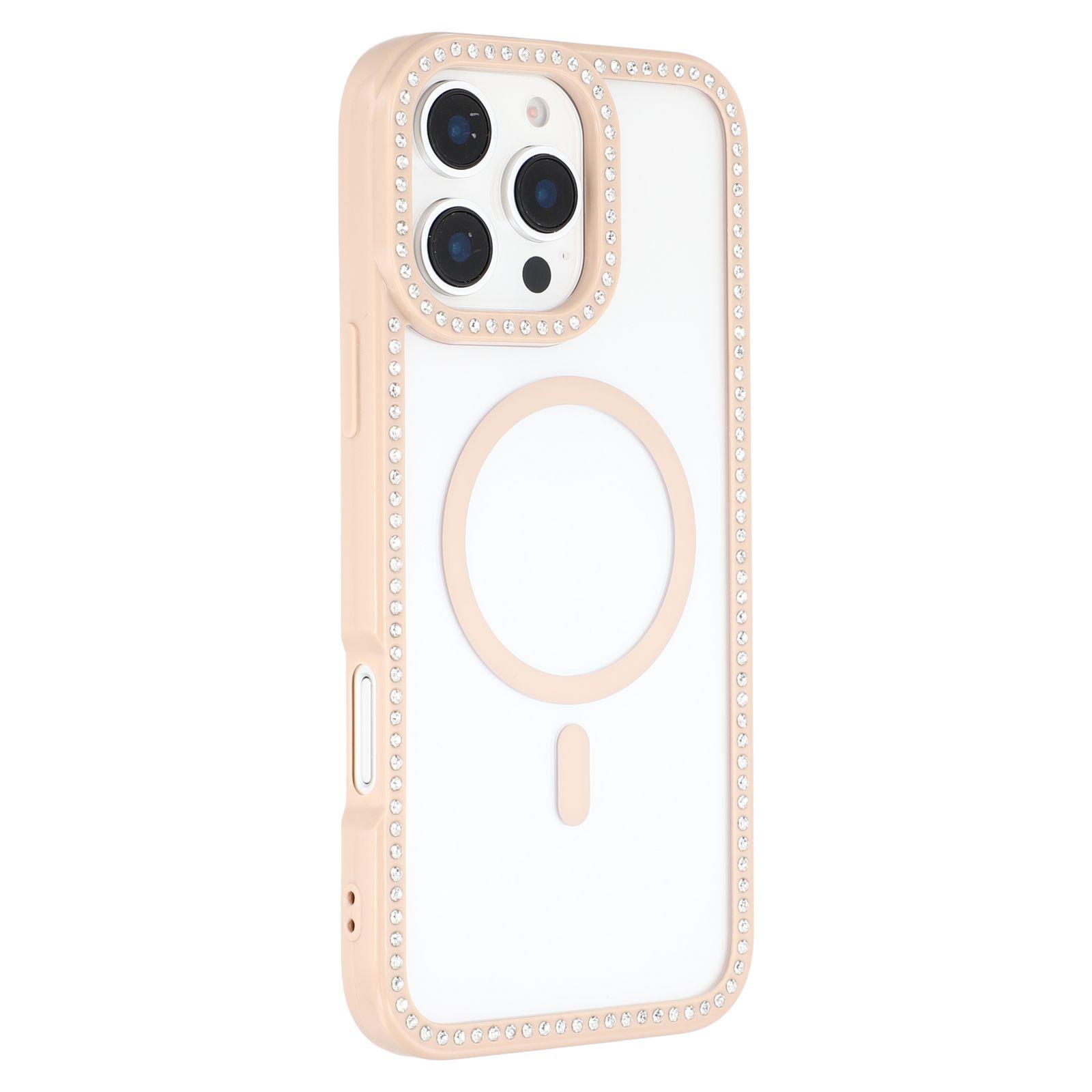 For iPhone 16 Pro Max Case Compatible with MagSafe Sparkling Rhinestone Decor TPU + PC Clear Phone Back Cover C
For iPhone 16 Pro Max Case Compatible with MagSafe Sparkling Rhinestone Decor TPU + PC Clear Phone Back Cover C
