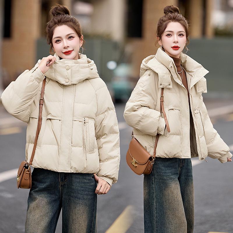 Женская зимняя пуховая куртка с капюшоном - Белый утиный пух, Толстая и теплая, Маленький размер, Модная (HR217) M 110-120 jin
Женская зимняя пуховая куртка с капюшоном - Белый утиный пух, Толстая и теплая, Маленький размер, Модная (HR217) M 110-120 jin