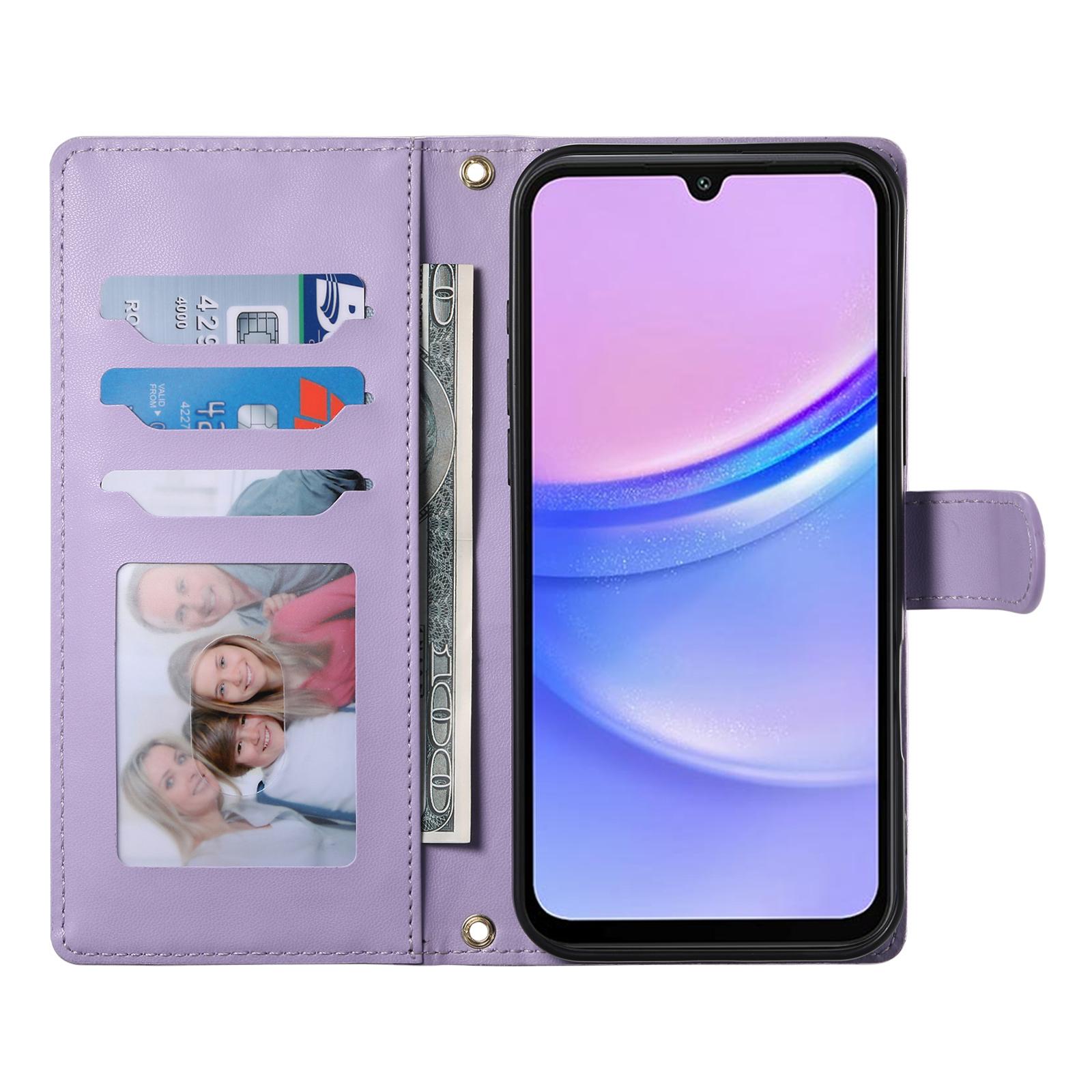 For Samsung Galaxy A15 5G/4G Case Rhombus Stitching Wallet Stand Leather Phone Cover with Long/Short Strap Rose Gold
For Samsung Galaxy A15 5G/4G Case Rhombus Stitching Wallet Stand Leather Phone Cover with Long/Short Strap Rose Gold