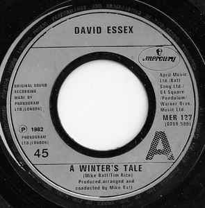 7inch Record DAVID ESSEX A Winters Tale MER127 Mercury 1982 UK Rock Used
7inch Record DAVID ESSEX A Winters Tale MER127 Mercury 1982 UK Rock Used