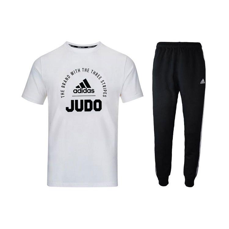 Adidas Футболка с коротким рукавом и логотипом, повседневный спортивный комплект с манжетами для мужчин ADICLTS21J-WB+TR30P1R-BW S
Adidas Футболка с коротким рукавом и логотипом, повседневный спортивный комплект с манжетами для мужчин ADICLTS21J-WB+TR30P1R-BW S