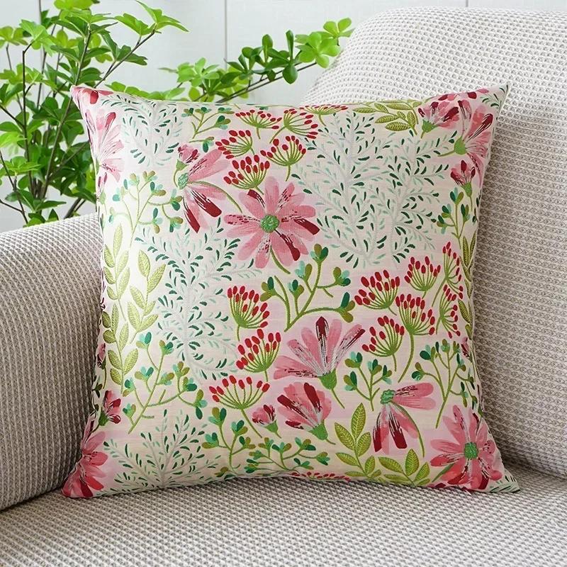 Weaving Silk Jacquard Pillow Cover Plant Flower Cushion Cover Sofa Living Room Embroidered Throw Pillow Cushion Cover Cojin 45x45CM
Weaving Silk Jacquard Pillow Cover Plant Flower Cushion Cover Sofa Living Room Embroidered Throw Pillow Cushion Cover Cojin 45x45CM