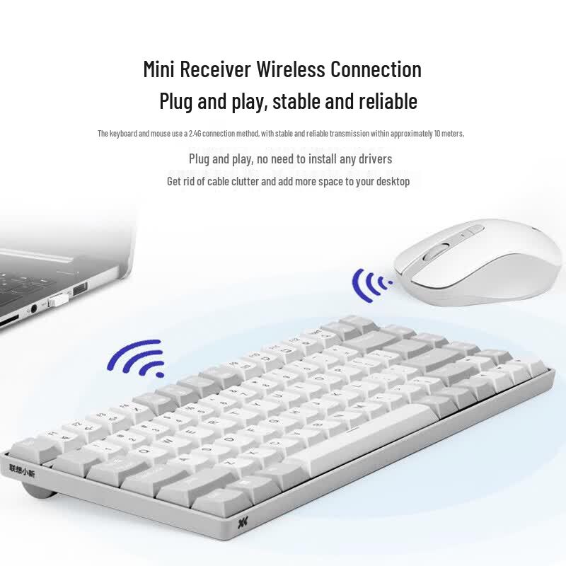 Lenovo Xiaoxin K1P Wireless 98-Key Keyboard & Mouse Combo
Lenovo Xiaoxin K1P Wireless 98-Key Keyboard & Mouse Combo