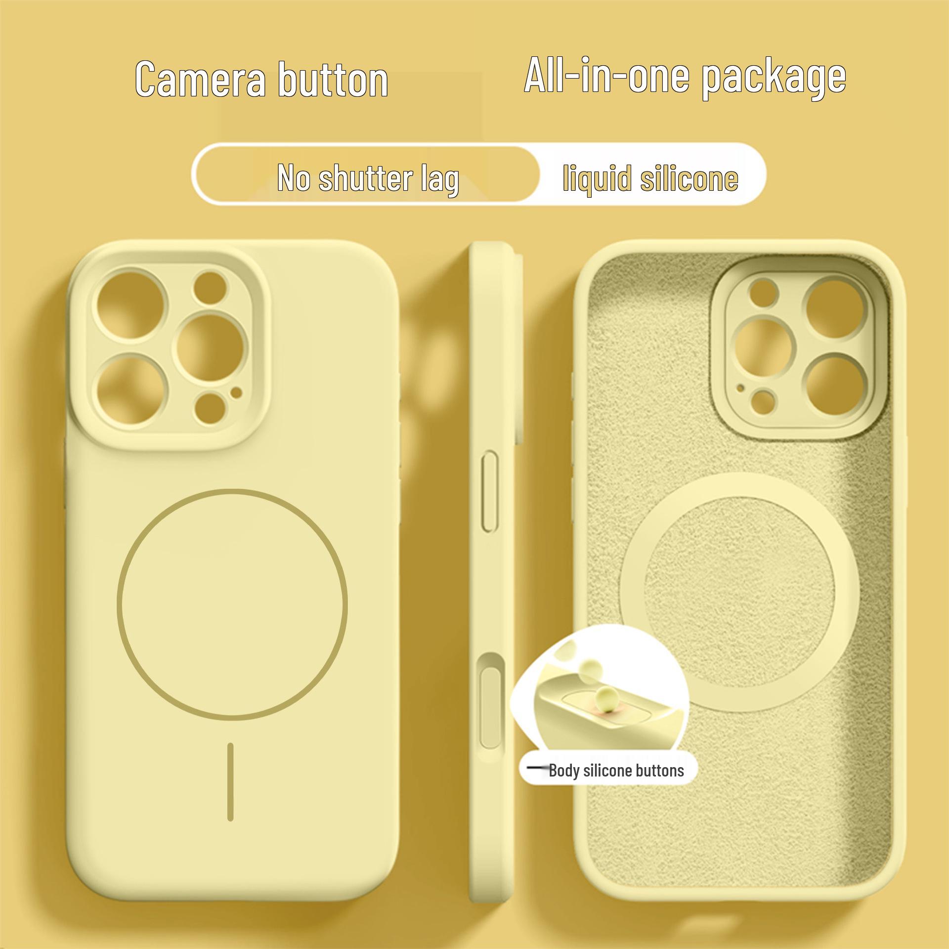 Thin Ring Magnetic Silicone Case - Full Coverage, Skin-like Matte Finish for iPhone 16 & 17 14 Pro Max
Thin Ring Magnetic Silicone Case - Full Coverage, Skin-like Matte Finish for iPhone 16 & 17 14 Pro Max