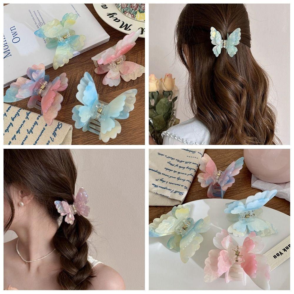 Colorful Butterfly Hair Clip Elf Large Shark Clip Creative Acetate Butterfly Hair Claw Girl
Colorful Butterfly Hair Clip Elf Large Shark Clip Creative Acetate Butterfly Hair Claw Girl