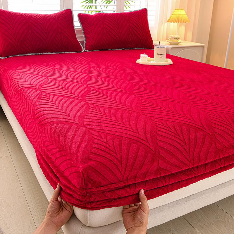 Plush Double Bed Sheet Mattress Cover for 2 People Elastic Fitted Winter Warm No Pillowcase Queen 150 180 90x200x25cm 1pc
Plush Double Bed Sheet Mattress Cover for 2 People Elastic Fitted Winter Warm No Pillowcase Queen 150 180 90x200x25cm 1pc