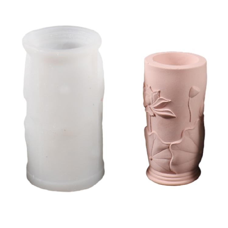 Silicone Mold for Embossed Flower Vase Creative Flower Planter Mold Makeup Brush Holder Mold Tabletop Decoration Mould
Silicone Mold for Embossed Flower Vase Creative Flower Planter Mold Makeup Brush Holder Mold Tabletop Decoration Mould