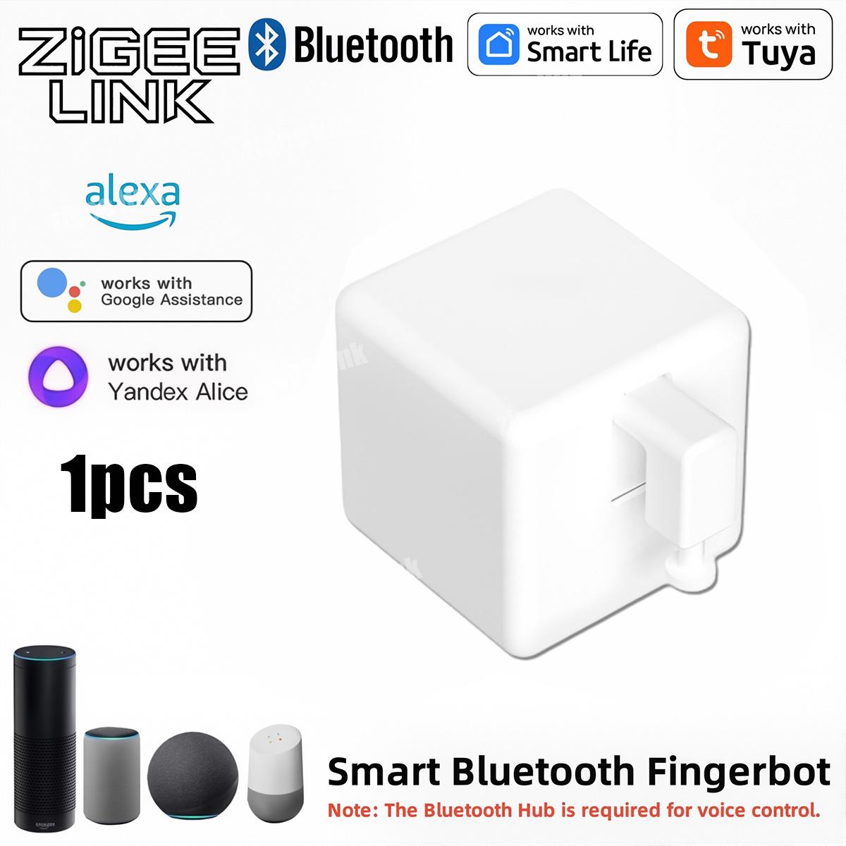 Smart Fingerbot Switch Tuya Bluetooth Robot Button Pusher Wireless Switch Bot APP Control Work With Alexa Google Home білий
Smart Fingerbot Switch Tuya Bluetooth Robot Button Pusher Wireless Switch Bot APP Control Work With Alexa Google Home білий