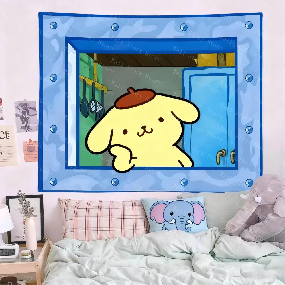 Hello Kitty Tapestry Sanrio Cartoon Wall Hanging for Bedroom Room Decor Background Cloth Gift 74x94cm(29x37in)
Hello Kitty Tapestry Sanrio Cartoon Wall Hanging for Bedroom Room Decor Background Cloth Gift 74x94cm(29x37in)