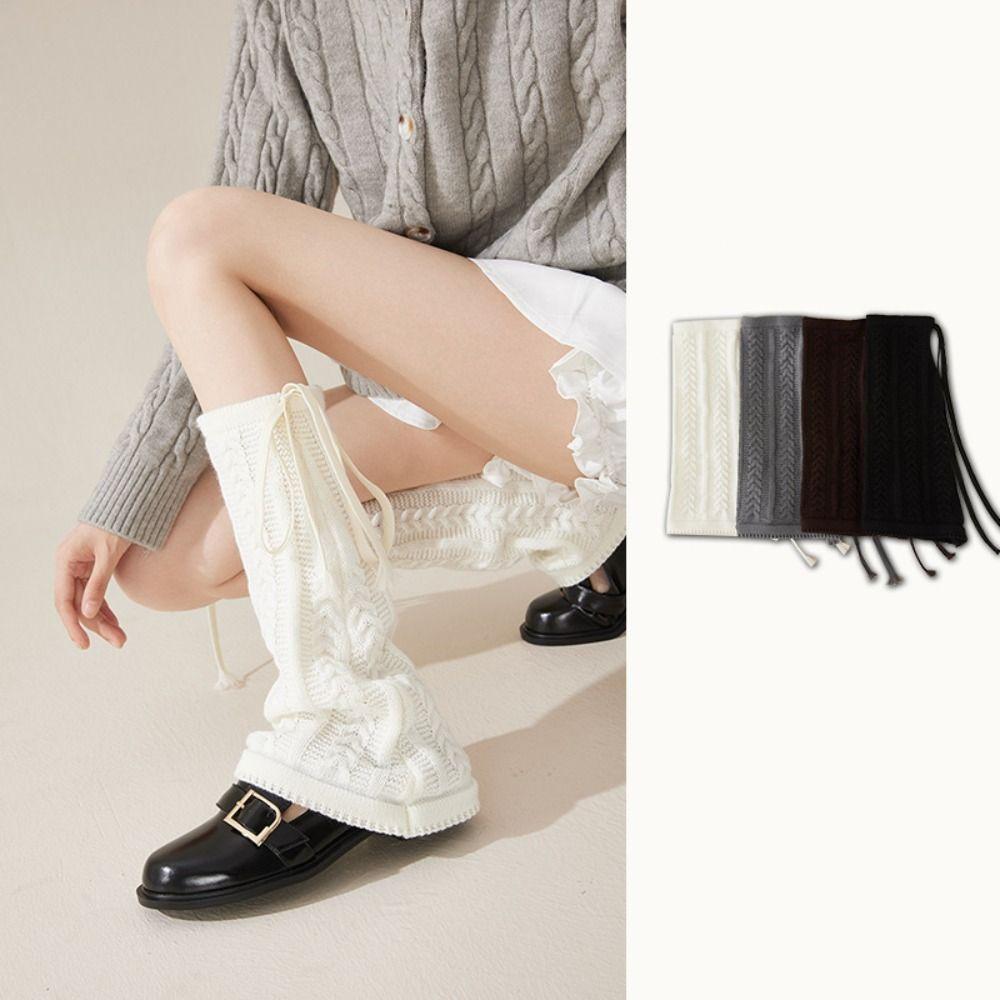 Twist Knitted Leg Warmers Knee High Y2K Stocking Women Solid Color Ruffle Socks Streetwear чёрный
Twist Knitted Leg Warmers Knee High Y2K Stocking Women Solid Color Ruffle Socks Streetwear чёрный