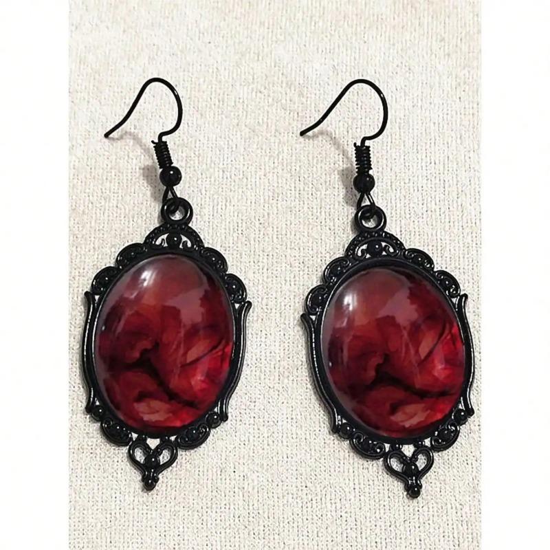 Gothic Whimsigoth Red Mirror Exaggerated Dangle Earrings, Ideal for Daily, Party & Gathering Wear красный
Gothic Whimsigoth Red Mirror Exaggerated Dangle Earrings, Ideal for Daily, Party & Gathering Wear красный