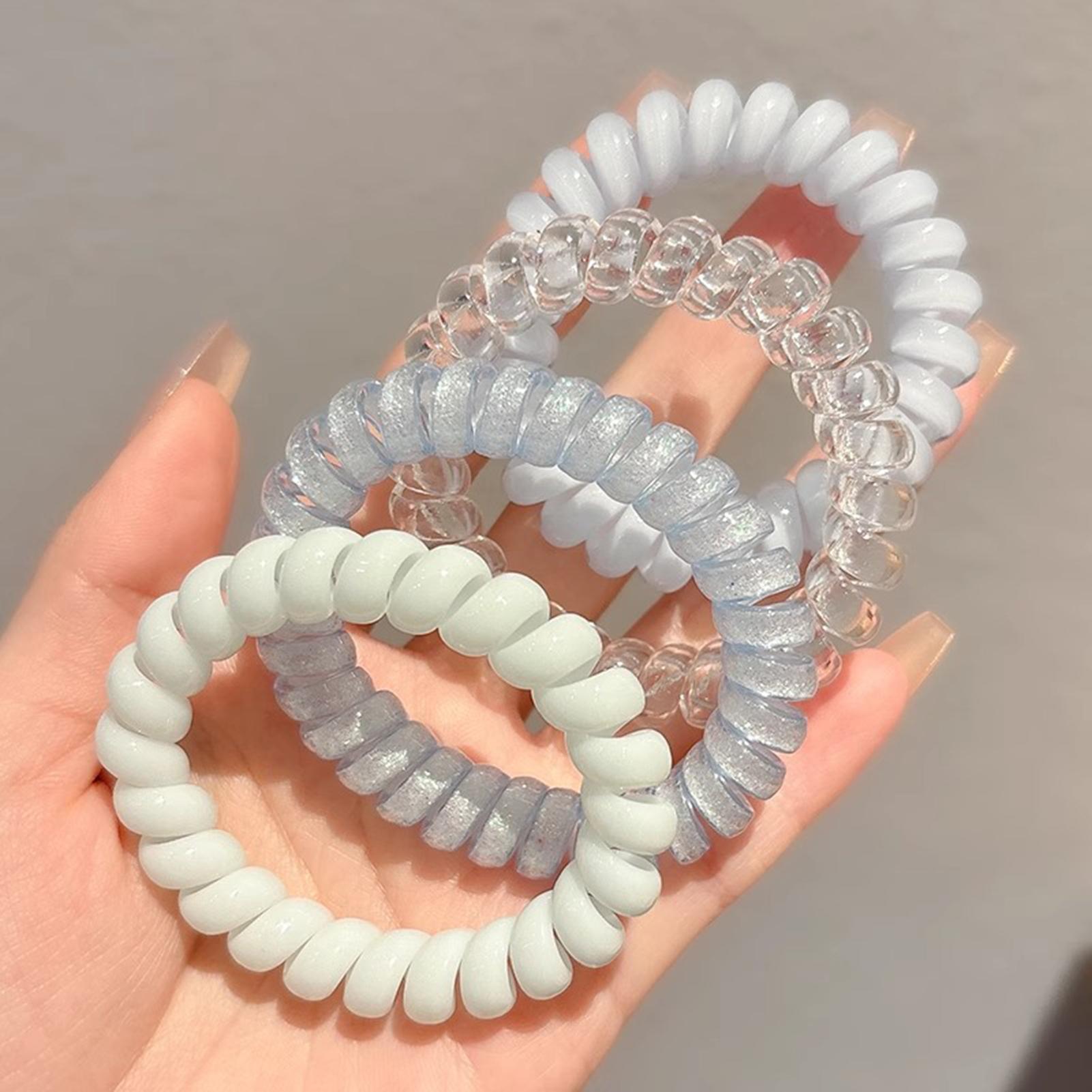 Telephone Wire Braided Hair Ties Set with Colorful Design Elastic Hair Bands Gift for Friends Family Members
Telephone Wire Braided Hair Ties Set with Colorful Design Elastic Hair Bands Gift for Friends Family Members