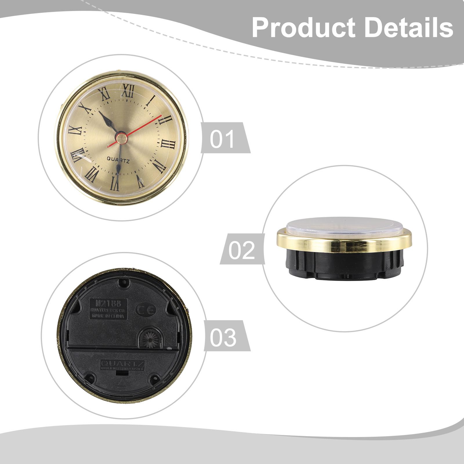 Replacement Quartz Clock Insert with Roman Numbers 65mm Diameter Silver Color
Replacement Quartz Clock Insert with Roman Numbers 65mm Diameter Silver Color