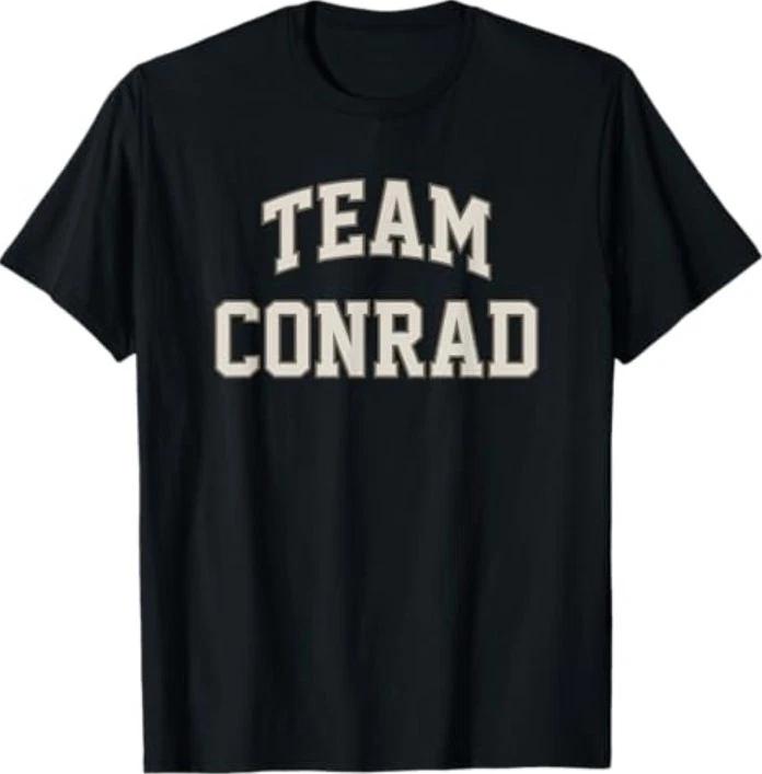 Team Conrad Cute Rivalry Graphic Coastal Style T-Shirt L
Team Conrad Cute Rivalry Graphic Coastal Style T-Shirt L