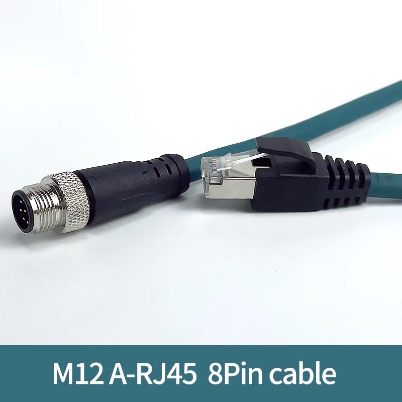 Кабель-роз єм M12 до RJ45 M12 8Pin 4Pin Кодування типу A/D до екранованої лінії RJ45 Ethernet Profinet 1M
Кабель-роз єм M12 до RJ45 M12 8Pin 4Pin Кодування типу A/D до екранованої лінії RJ45 Ethernet Profinet 1M
