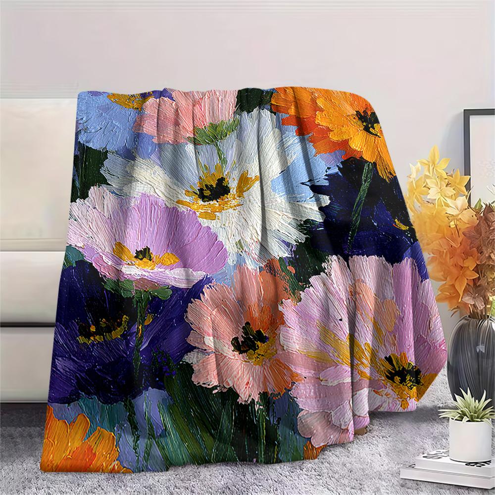 Flower Painting Print Flannel Blanket, High quality Comfortable for All Seasons, Home Decor, Warmth and Comfort, Perfect for Christmas Gifts 80cm x 120cm
Flower Painting Print Flannel Blanket, High quality Comfortable for All Seasons, Home Decor, Warmth and Comfort, Perfect for Christmas Gifts 80cm x 120cm