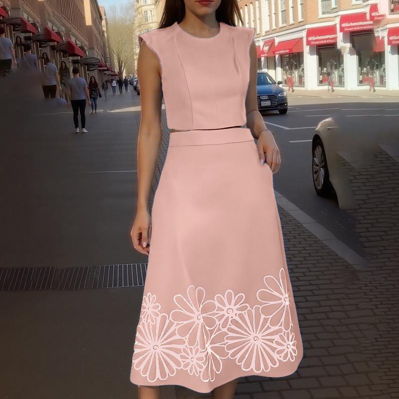 ZANZEA Женские топы без рукавов и юбка с принтом Летние костюмы-двойки 5XL розовый
ZANZEA Женские топы без рукавов и юбка с принтом Летние костюмы-двойки 5XL розовый