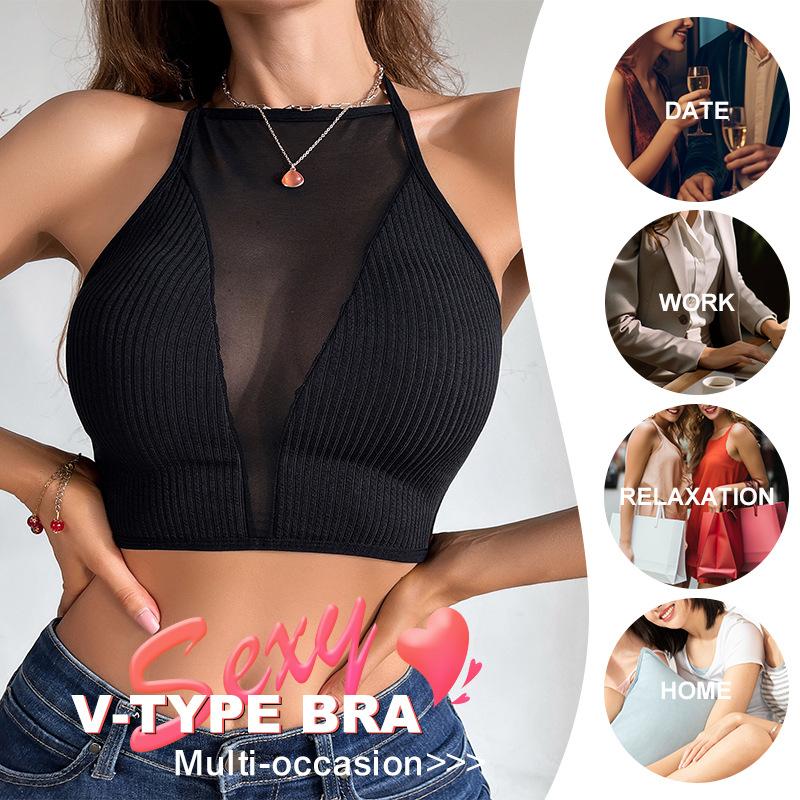 Hot Hottie, европейский жилет, стильный бюстгальтер, прозрачный сетчатый жилет с полыми тонкими бретелями, женское нижнее белье
Hot Hottie, европейский жилет, стильный бюстгальтер, прозрачный сетчатый жилет с полыми тонкими бретелями, женское нижнее белье