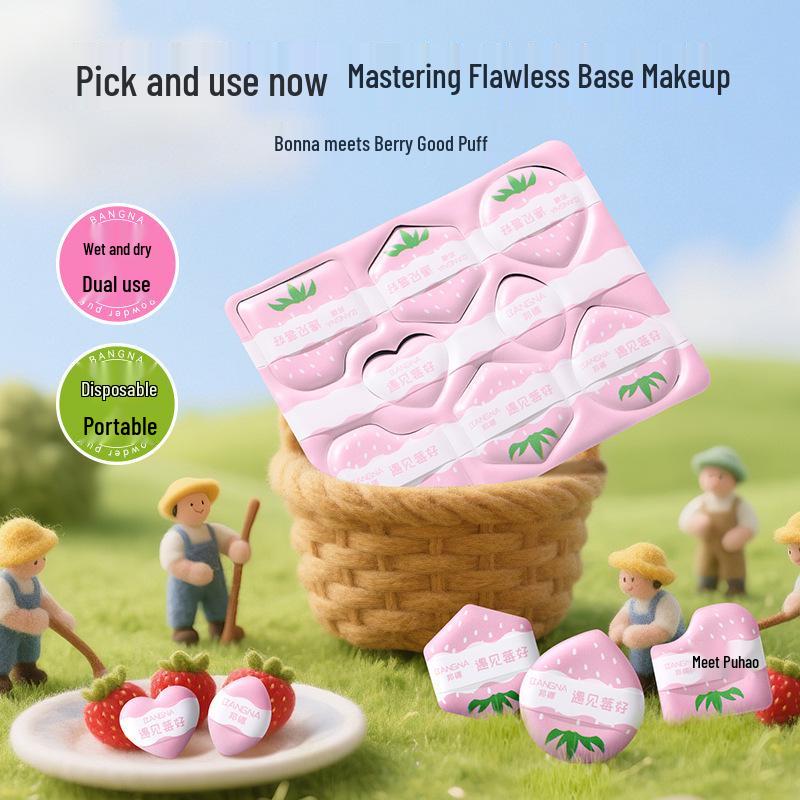 Picking Puff 8-Piece Dual-Use Beauty Sponge Set: Skin-Friendly, Long-Lasting, Non-Absorbent, Q-Elastic Makeup Tool
Picking Puff 8-Piece Dual-Use Beauty Sponge Set: Skin-Friendly, Long-Lasting, Non-Absorbent, Q-Elastic Makeup Tool