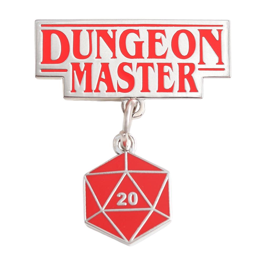 Мультяшна значок-брошка D&D RPG з підвіскою-кубиком для рюкзаків
Мультяшна значок-брошка D&D RPG з підвіскою-кубиком для рюкзаків