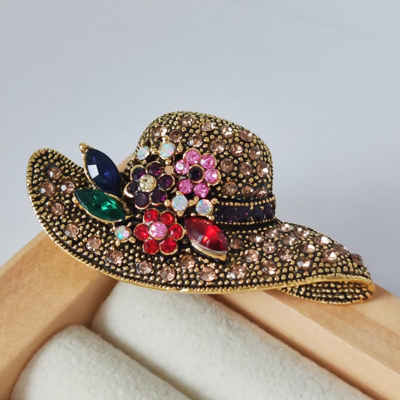 2023 Korean-Style Alloy Sun Hat Brooch with Rhinestones - Versatile Fashion Accessory золотой
2023 Korean-Style Alloy Sun Hat Brooch with Rhinestones - Versatile Fashion Accessory золотой