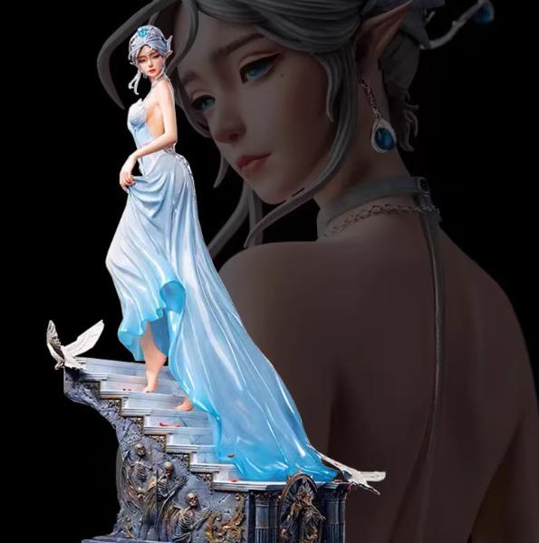 Latest Ghost Blade Ice Princess Hai Qinyan Statue Looking Back Anime Figure Model Collector Art Display Present
Latest Ghost Blade Ice Princess Hai Qinyan Statue Looking Back Anime Figure Model Collector Art Display Present