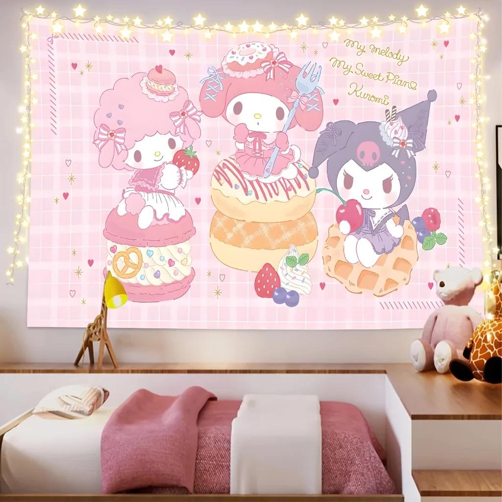 My Melody Kuromi Sweet Theme Tapestry 2D Single Print Cute Wall Hanging Home Bedroom Living Room Party Decor Indoor Use Tapestry 74x94cm(29x37in)
My Melody Kuromi Sweet Theme Tapestry 2D Single Print Cute Wall Hanging Home Bedroom Living Room Party Decor Indoor Use Tapestry 74x94cm(29x37in)