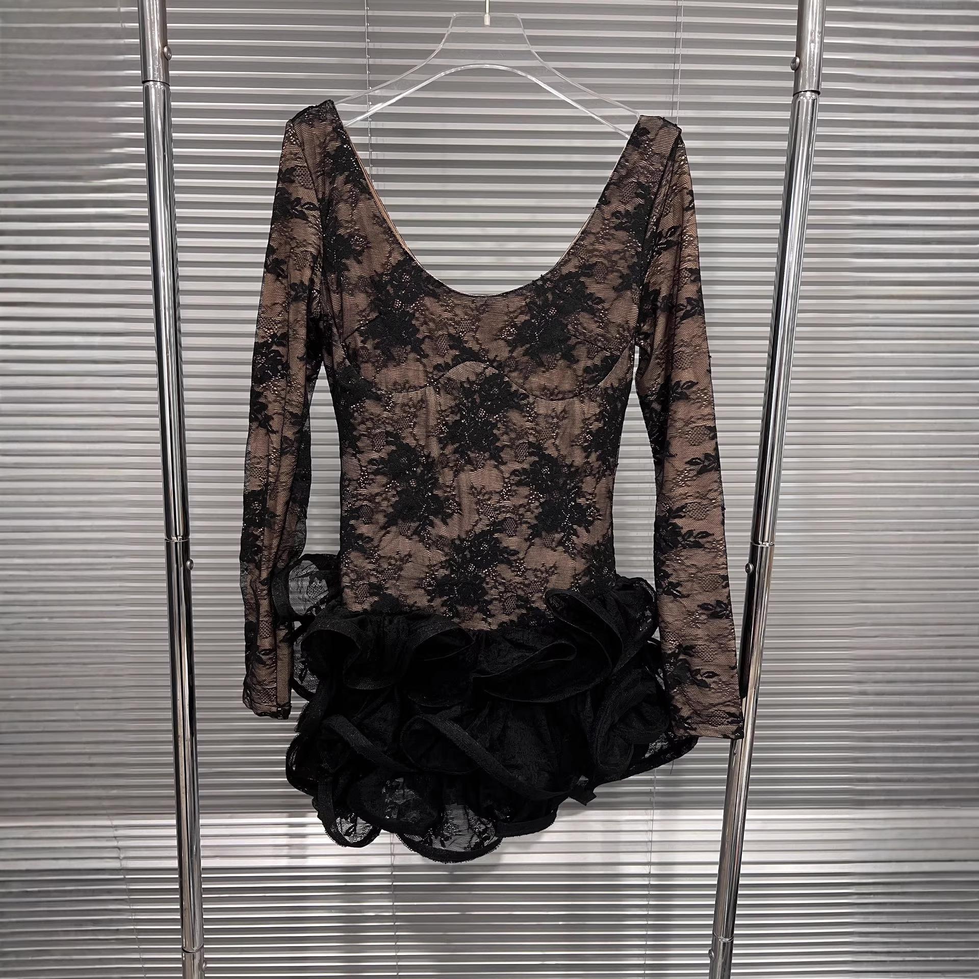 Spring 2026 Korean Style Lace Bodycon Dress for Women Large чорний/абрикосовий
Spring 2026 Korean Style Lace Bodycon Dress for Women Large чорний/абрикосовий