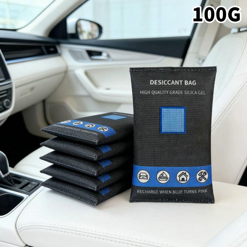 100/200/400G Reusable Silicone Dehumidifier Bag Cabinet Moisture Absorber Dampness Preventer Drying Bag Car Interior Accessories
100/200/400G Reusable Silicone Dehumidifier Bag Cabinet Moisture Absorber Dampness Preventer Drying Bag Car Interior Accessories