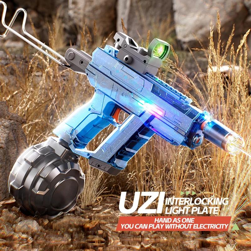 UZI дальнобойный электрический водяной пистолет со светящимися игрушками, полностью автоматический водяной игрушечный пистолет высокого давления для детей и взрослых Standard Version синий
UZI дальнобойный электрический водяной пистолет со светящимися игрушками, полностью автоматический водяной игрушечный пистолет высокого давления для детей и взрослых Standard Version синий