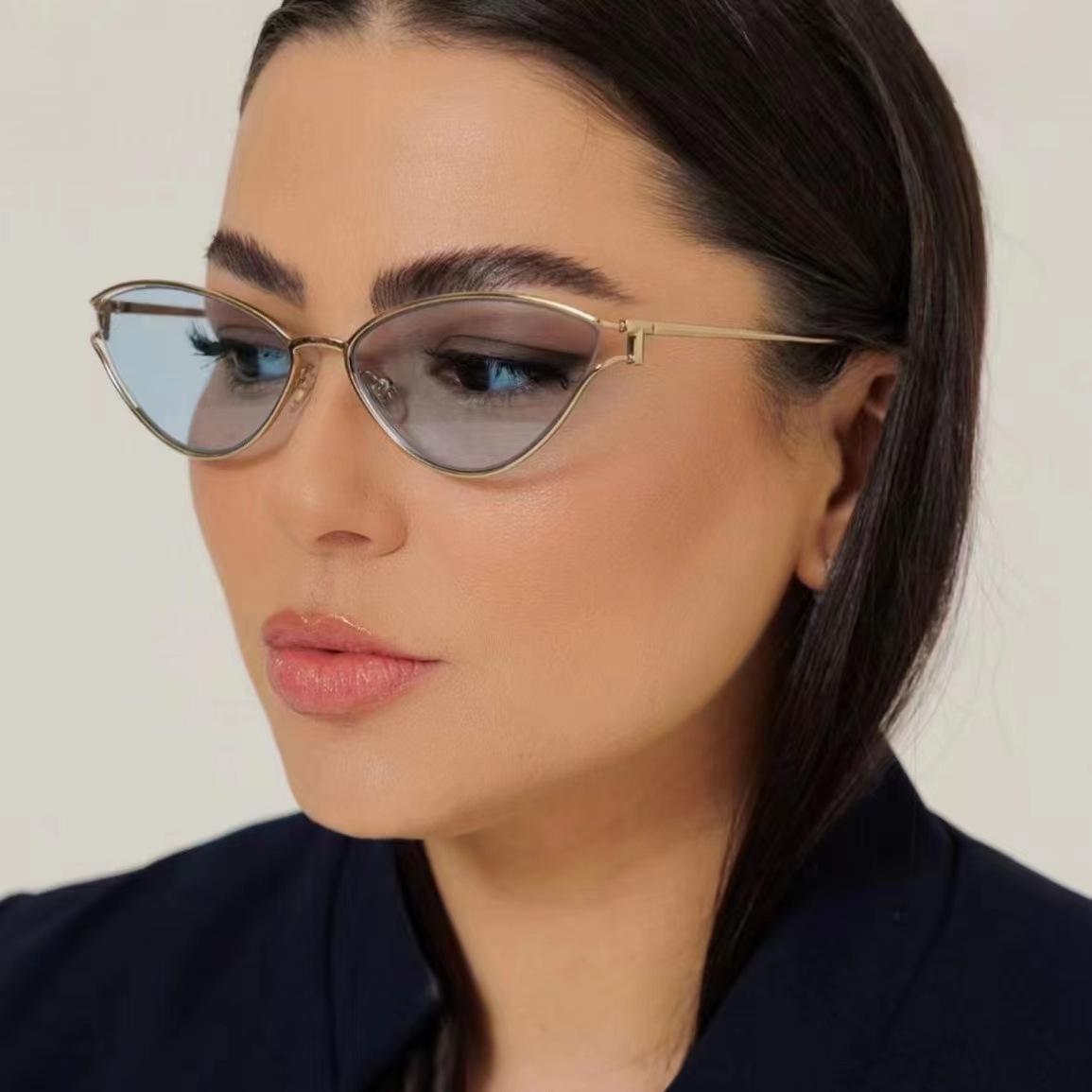 Metal Cat Glasses Fashionable Personalized Small Frame Sunglasses Uv-Proof Sunglasses Men S And Women S Trend Sunglasses
Metal Cat Glasses Fashionable Personalized Small Frame Sunglasses Uv-Proof Sunglasses Men S And Women S Trend Sunglasses