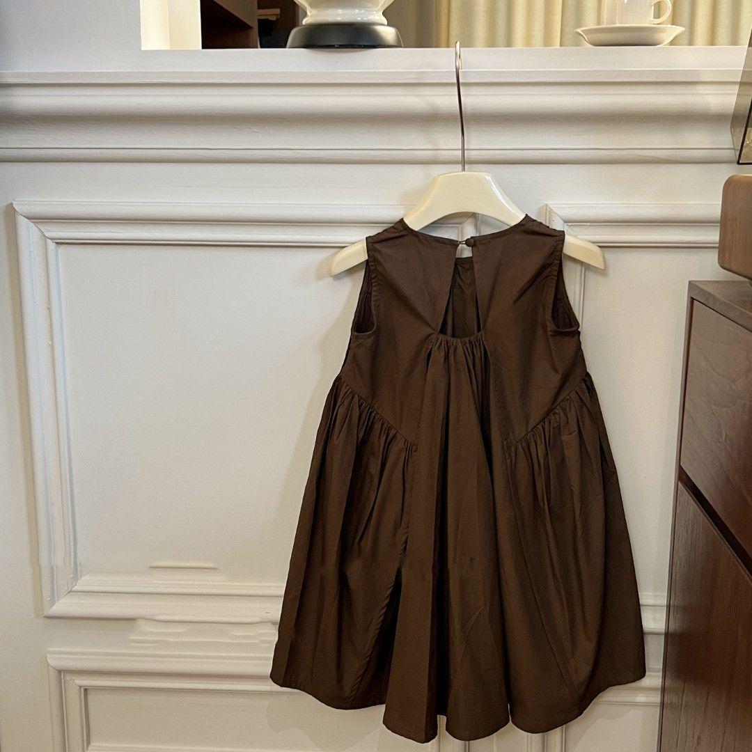 Платье-сарафан А-силуэта из хлопка и льна для девочек - Однотонное, в корейском стиле, модный принцессный образ 80 (for height 73-80CM) темный кофе
Платье-сарафан А-силуэта из хлопка и льна для девочек - Однотонное, в корейском стиле, модный принцессный образ 80 (for height 73-80CM) темный кофе