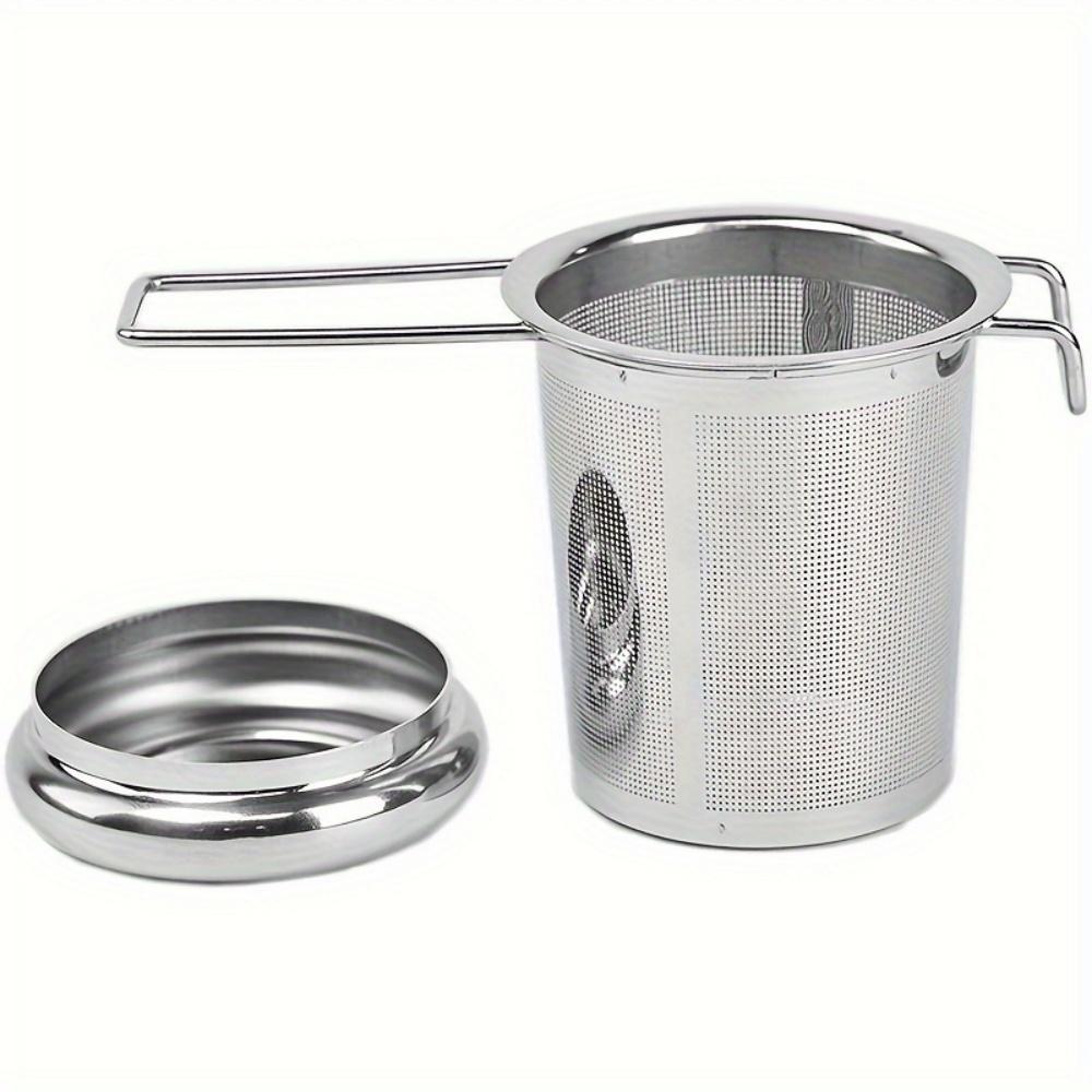 1pc Extra Fine Stainless Steel Tea Infuser Strainers for Loose Leaf,Loose Leaf Tea Steeper/Basket Anti-Scald Tea Drain with Lid
1pc Extra Fine Stainless Steel Tea Infuser Strainers for Loose Leaf,Loose Leaf Tea Steeper/Basket Anti-Scald Tea Drain with Lid