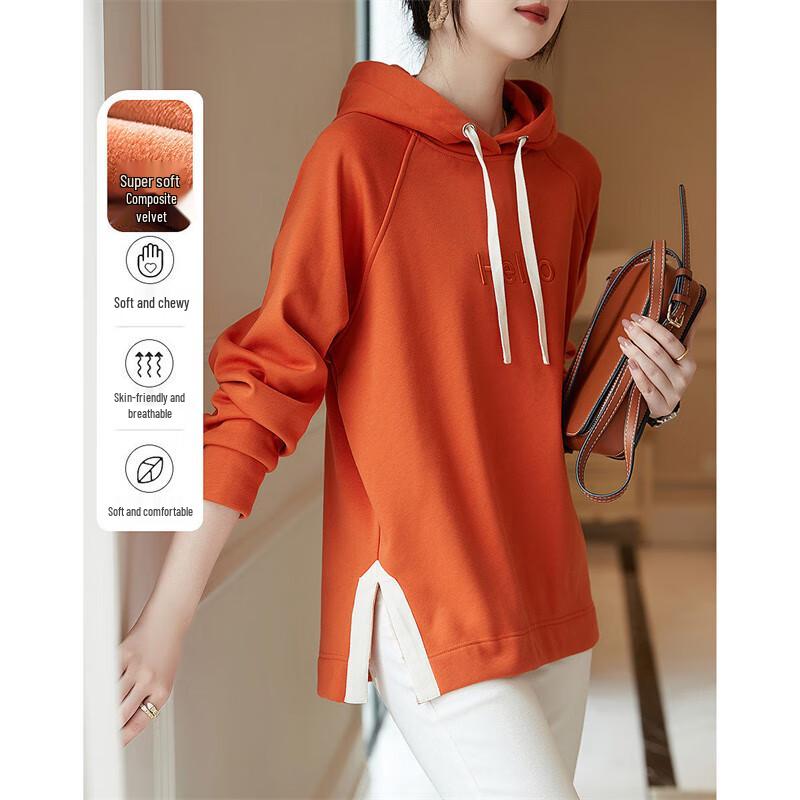 DME Women s Slit-Hem Hooded Fleece Sweatshirt L
DME Women s Slit-Hem Hooded Fleece Sweatshirt L