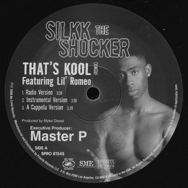 12inch Record SILKK THE SHOCKER - That s Kool (Remix) SPRO81545 No Limit Record 2000 US Rap & Hip-Hop/R&B Used
12inch Record SILKK THE SHOCKER - That s Kool (Remix) SPRO81545 No Limit Record 2000 US Rap & Hip-Hop/R&B Used