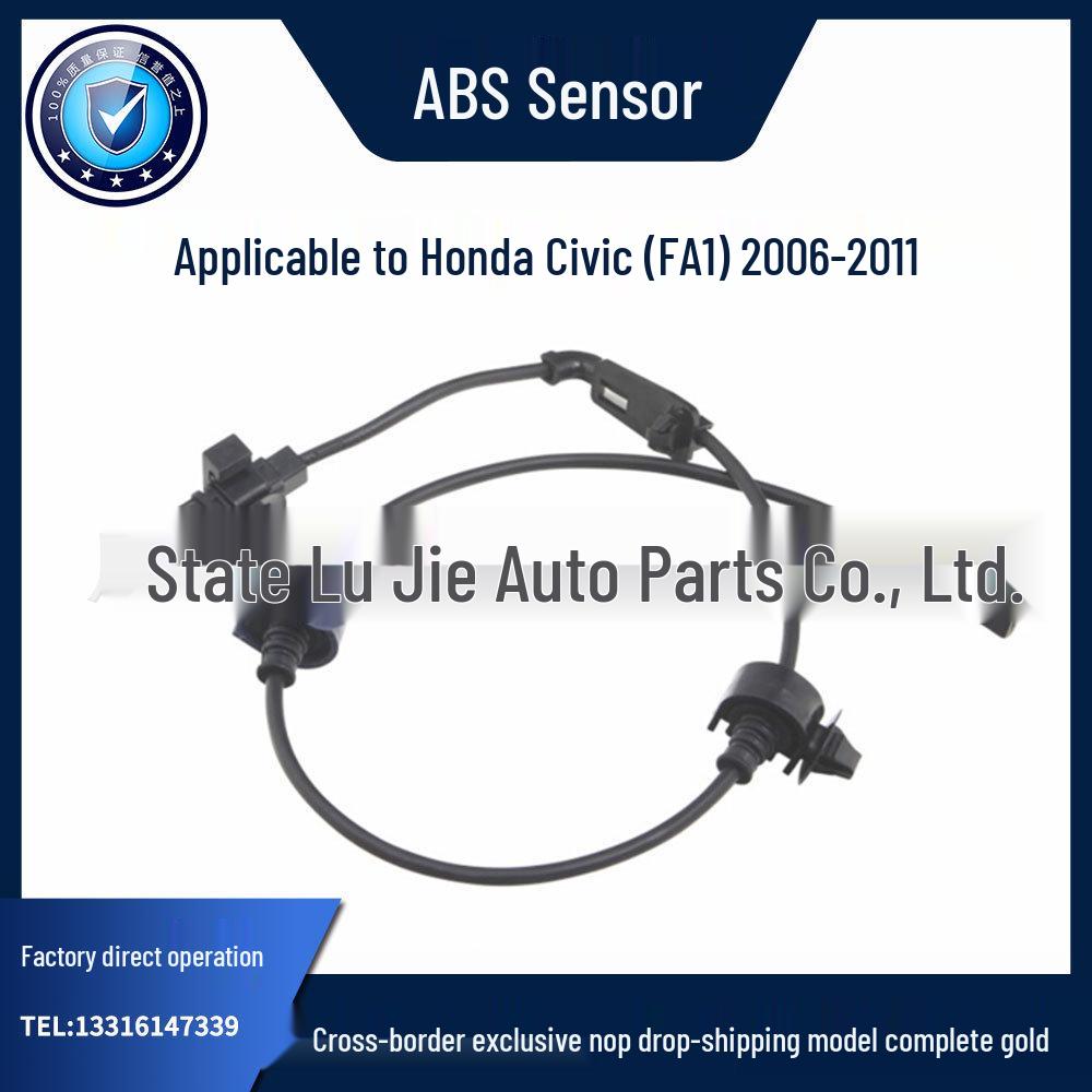 High-Quality ABS/Wheel Speed Sensor for Honda Civic (FA1) - Front Left/Rear Right Brake Civic (FA1) 2006-2011 Rear Right 57470-SNA-003
High-Quality ABS/Wheel Speed Sensor for Honda Civic (FA1) - Front Left/Rear Right Brake Civic (FA1) 2006-2011 Rear Right 57470-SNA-003
