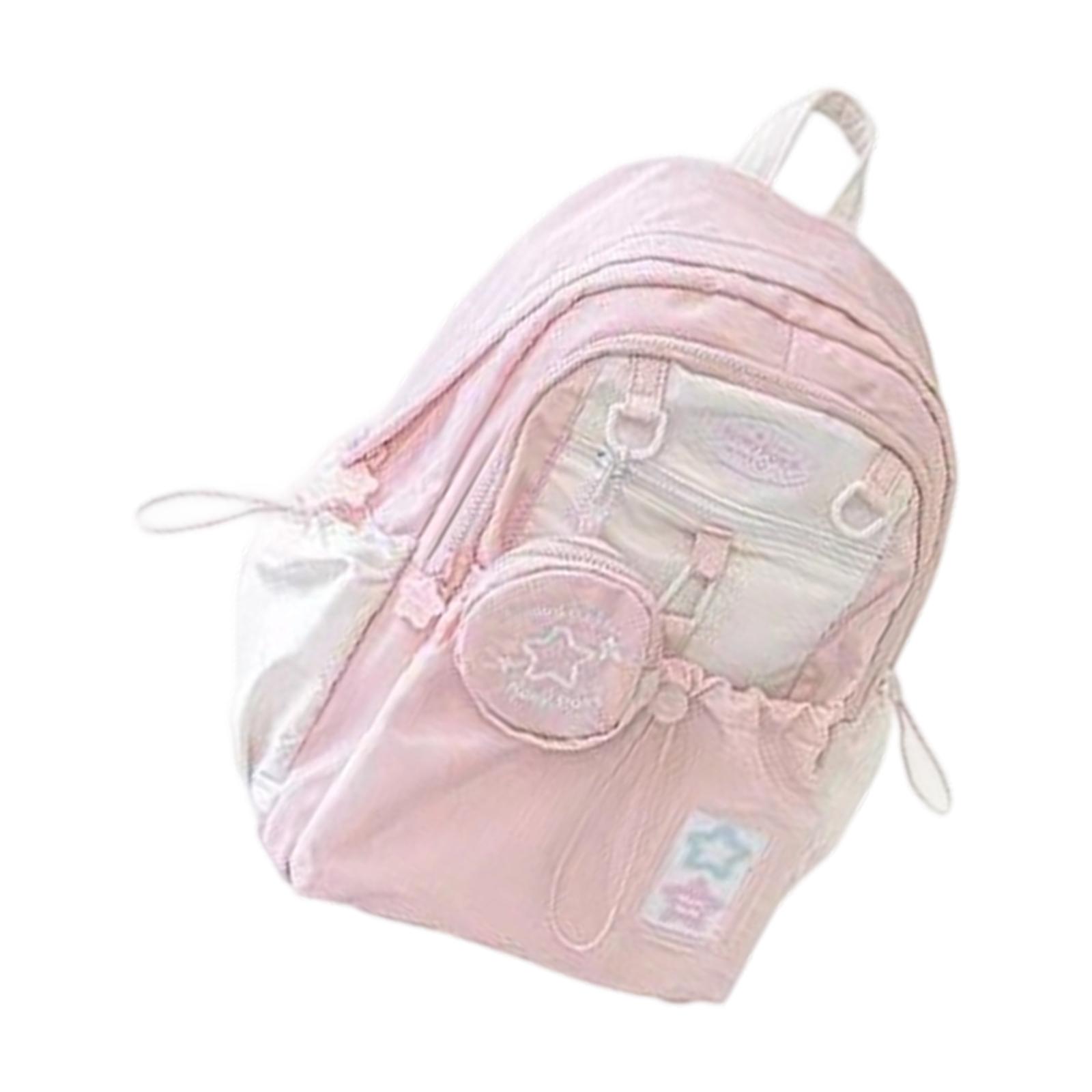 Fashion Preppy Bag Simple Backpack School Backpack Laptop Bag Casual Daypack Work Commuter Bag Travel Bag Gifts рожевий
Fashion Preppy Bag Simple Backpack School Backpack Laptop Bag Casual Daypack Work Commuter Bag Travel Bag Gifts рожевий