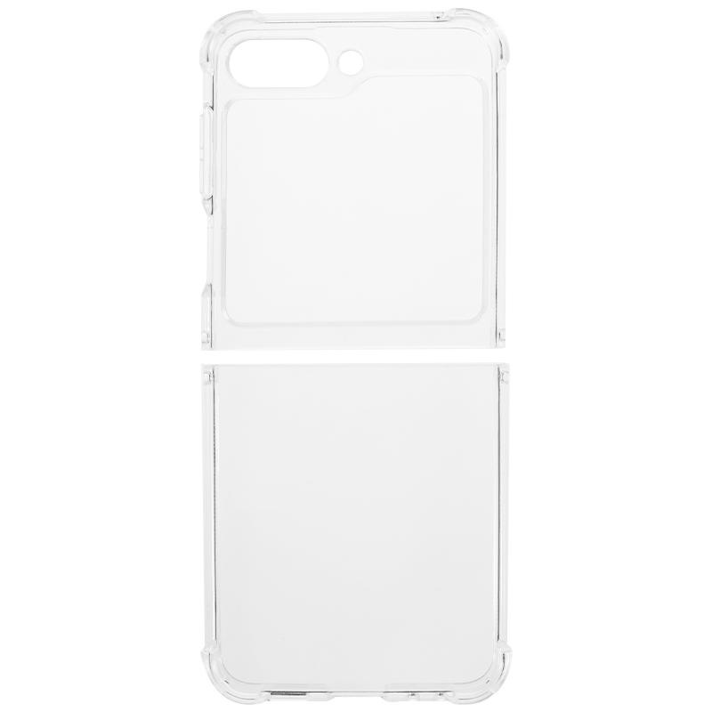 For Samsung Galaxy Z Flip5 5G Transparent TPU Phone Case Two-Piece Design Anti-Scratch Phone Cover A
For Samsung Galaxy Z Flip5 5G Transparent TPU Phone Case Two-Piece Design Anti-Scratch Phone Cover A