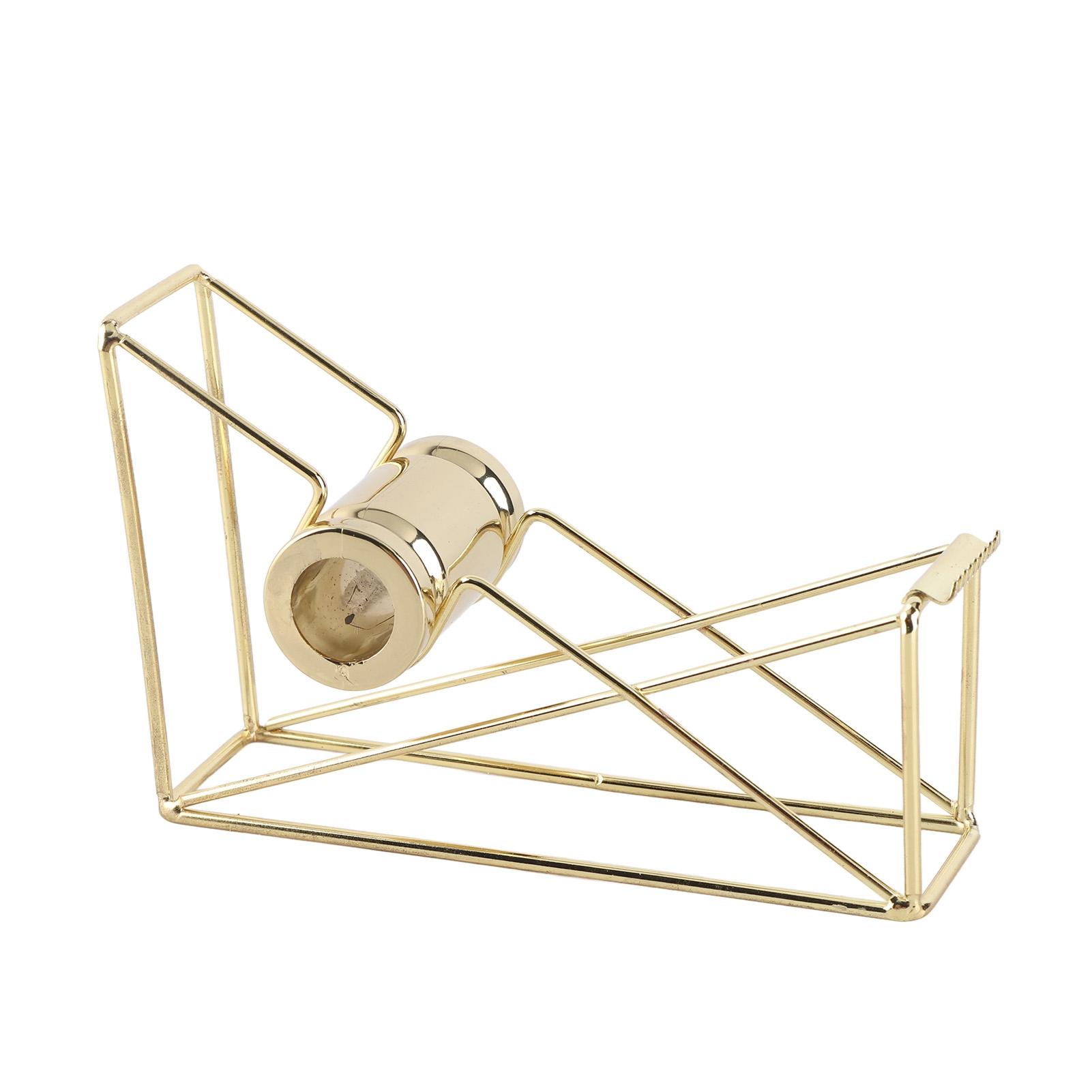 Desktop Adhesive Roll Holder Metal Hollow Tape Dispenser for School Office золотой
Desktop Adhesive Roll Holder Metal Hollow Tape Dispenser for School Office золотой