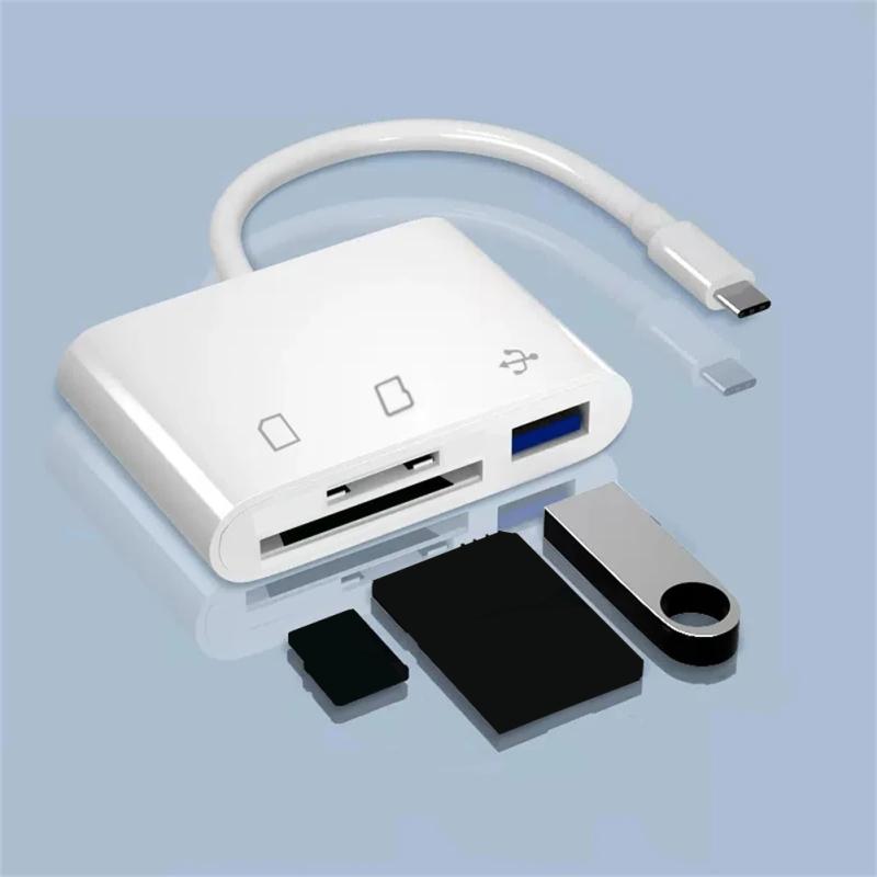 Многофункциональный 3-в-1 OTG кард-ридер, совместимый с IPad Pro MacBook Type C 2.0 для TF/SD/USB с OTG Writer для домашнего офиса
Многофункциональный 3-в-1 OTG кард-ридер, совместимый с IPad Pro MacBook Type C 2.0 для TF/SD/USB с OTG Writer для домашнего офиса