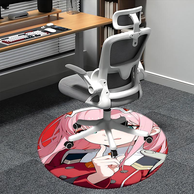 zero two,Pink Hair Girl Chair mat Round Rug Office carpet, Non slip, Suitable for Living Rooms, Bedrooms Decor 1205556a 80cm by 80cm
zero two,Pink Hair Girl Chair mat Round Rug Office carpet, Non slip, Suitable for Living Rooms, Bedrooms Decor 1205556a 80cm by 80cm