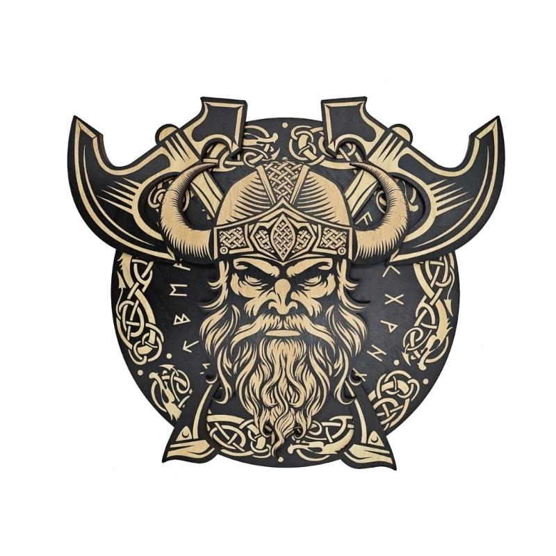 Intricate Nordic Medieval Wood Hangings Sign Wall Decors Scandinavians Portrait Sword Wood Plaques for Club Decorations
Intricate Nordic Medieval Wood Hangings Sign Wall Decors Scandinavians Portrait Sword Wood Plaques for Club Decorations