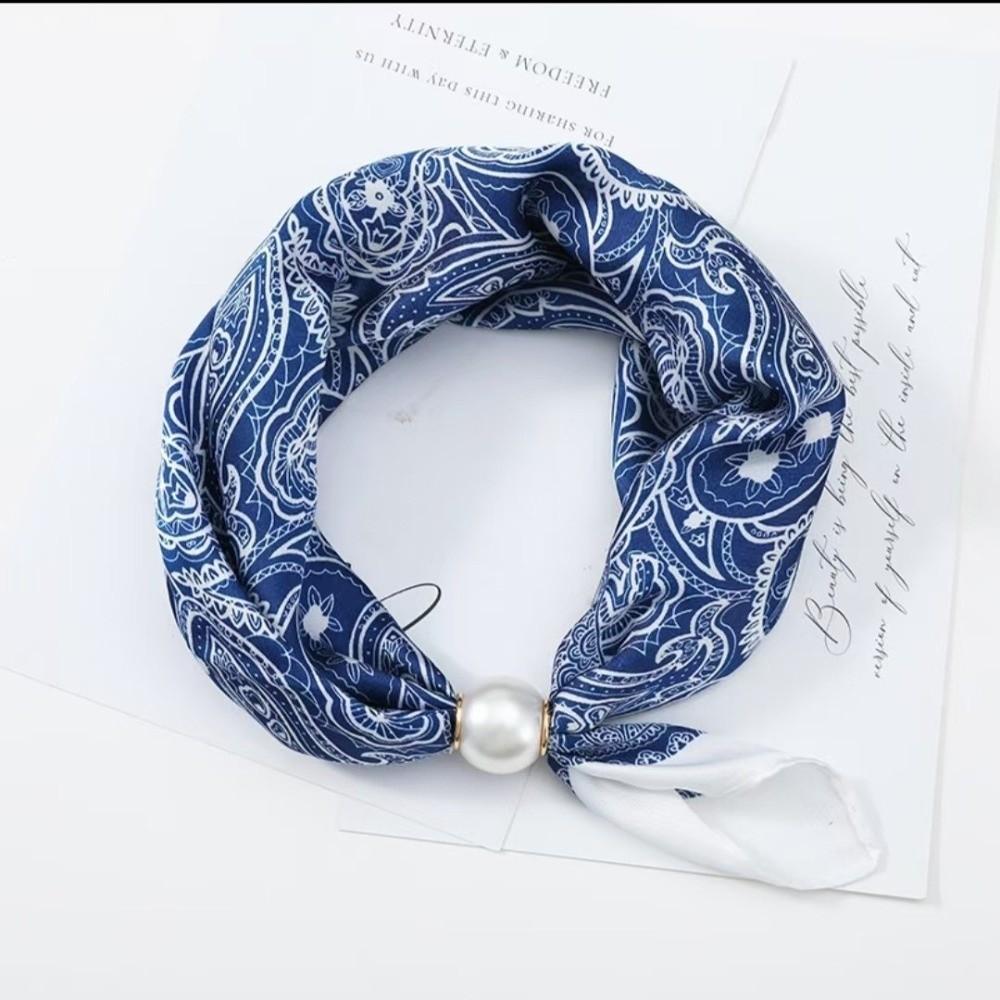 Pearl Buckle Silk Scarf Thin Neckerchief New Neck Scarf Women 06
Pearl Buckle Silk Scarf Thin Neckerchief New Neck Scarf Women 06