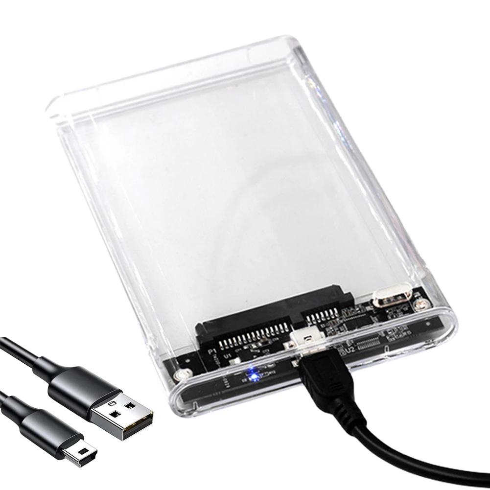 2.5 Inch Hard Drive Enclosure Transparent HDD SSD Enclosure USB 2.0 USB 3.0 Mobile Hard Drive Case USB3.1 Type C for MacBook PC
2.5 Inch Hard Drive Enclosure Transparent HDD SSD Enclosure USB 2.0 USB 3.0 Mobile Hard Drive Case USB3.1 Type C for MacBook PC