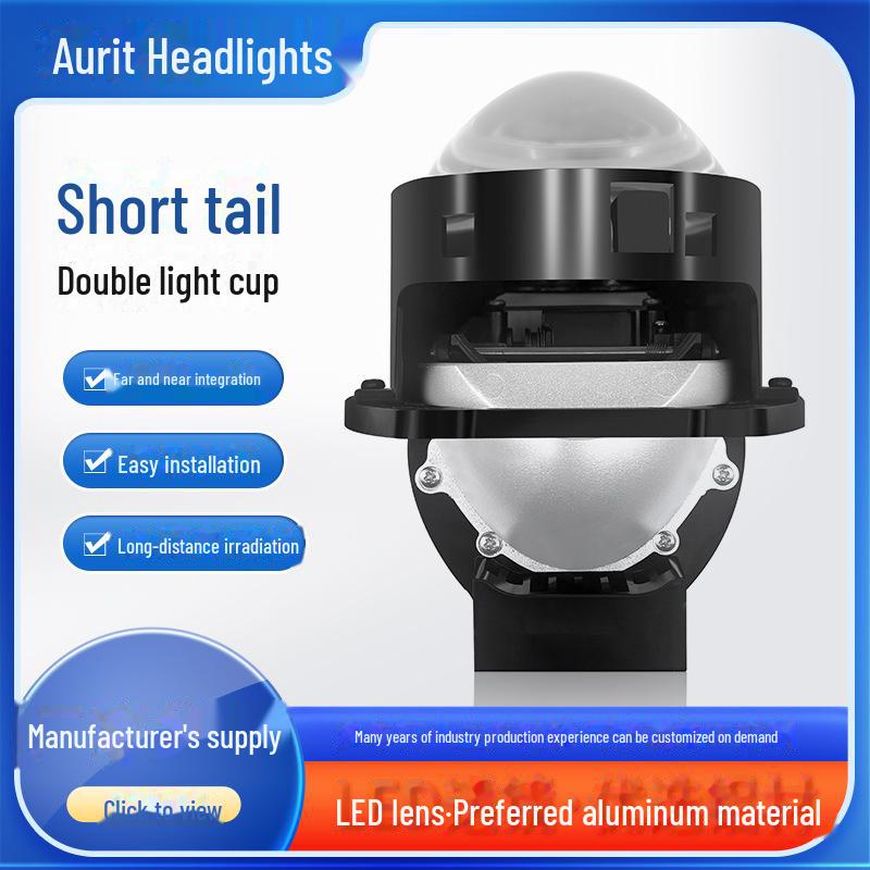 Автомобильные светодиодные фары и задние фары с двойной линзой Short Square Tail Double Lamp Cup чёрный
Автомобильные светодиодные фары и задние фары с двойной линзой Short Square Tail Double Lamp Cup чёрный