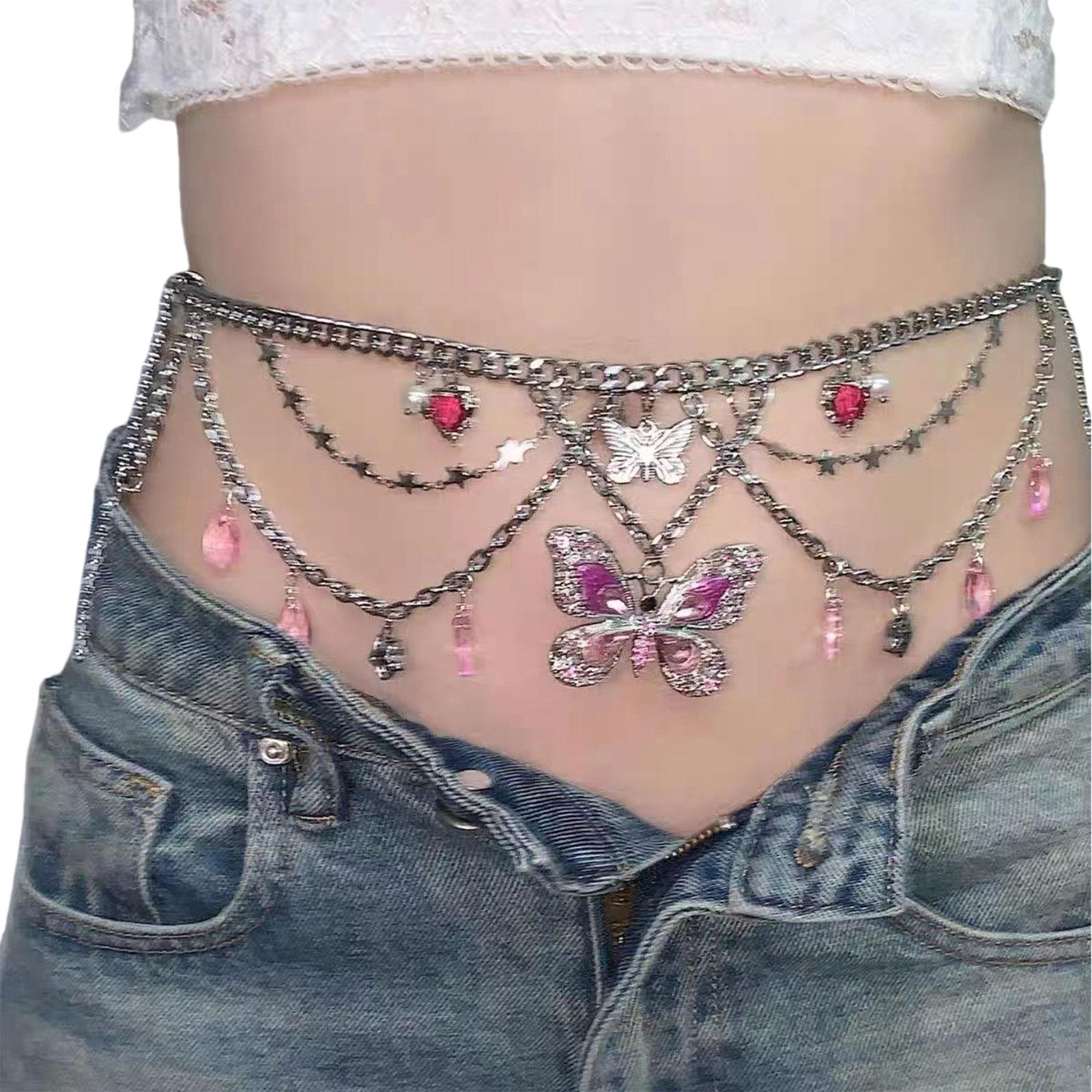 Elegant Star Butterfly Necklace/Waist Chain Adaptable Length Body Chain Handmade Jewelry for Parties and Casual Wear 1
Elegant Star Butterfly Necklace/Waist Chain Adaptable Length Body Chain Handmade Jewelry for Parties and Casual Wear 1