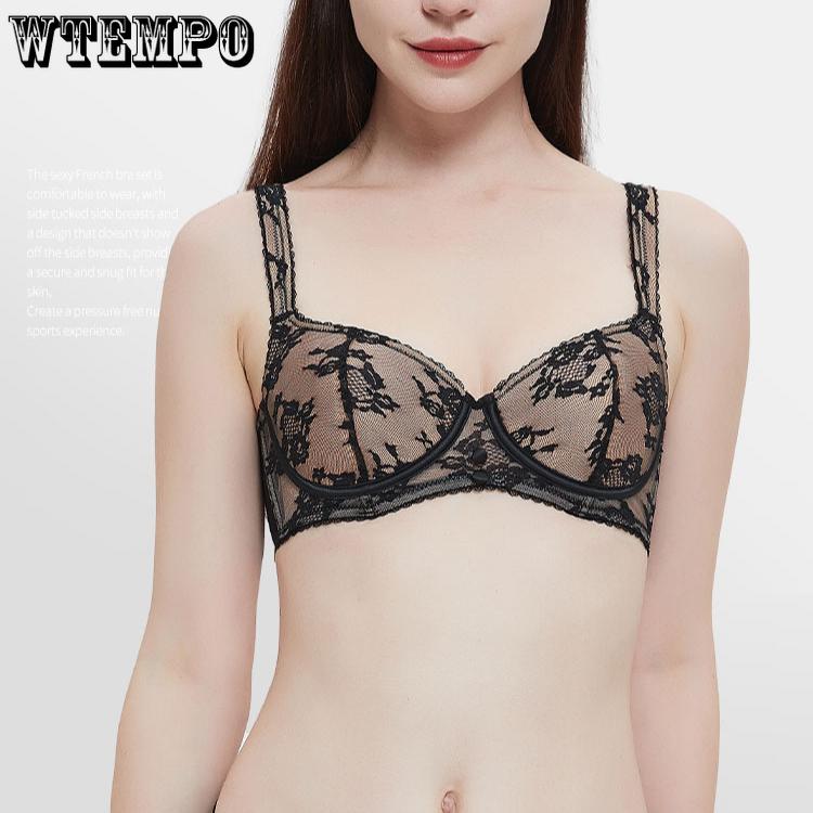 French Lace Bra Women s Contrasting Color Bra Anti Sagging Mesh Soft Steel Ring Gathering Bra Summer Thin Bra 38/85D
French Lace Bra Women s Contrasting Color Bra Anti Sagging Mesh Soft Steel Ring Gathering Bra Summer Thin Bra 38/85D